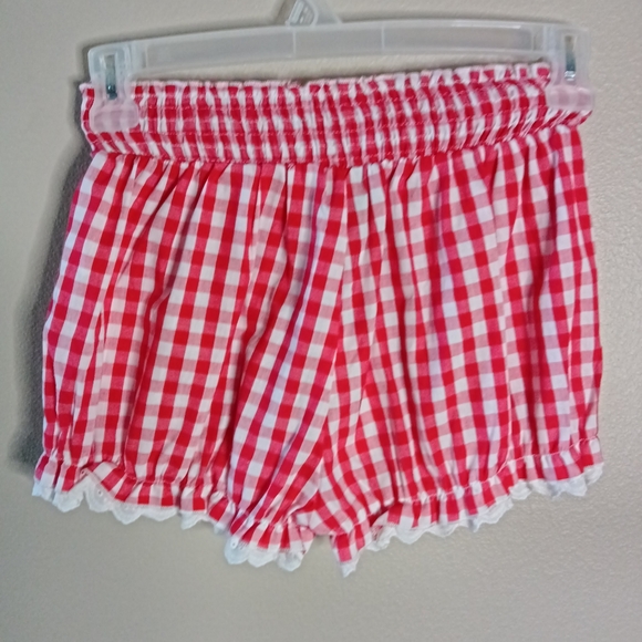 Cider Gingham Bloomer Shorts Red and White Size Small NWT - Picture 2 of 5